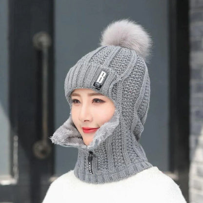 Winter Siamese Windproof Hat