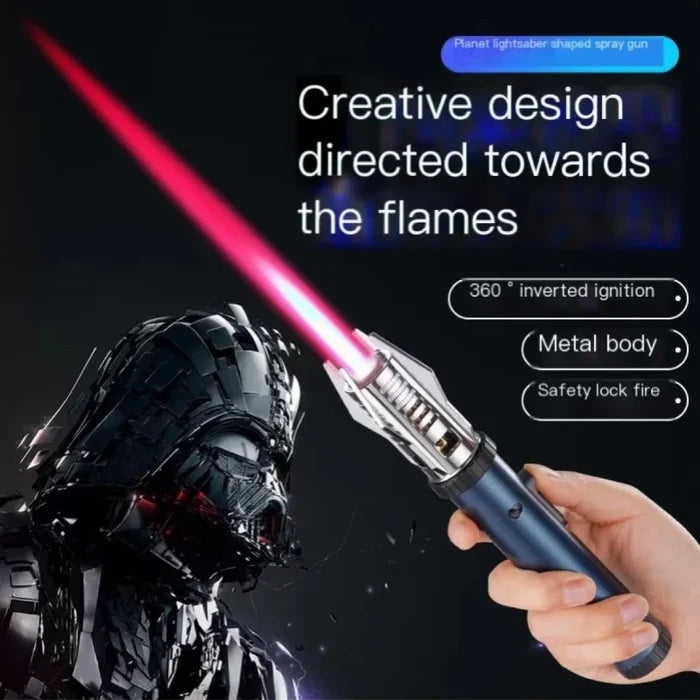 Metal Large Fire Windproof Blue Flame Lighter