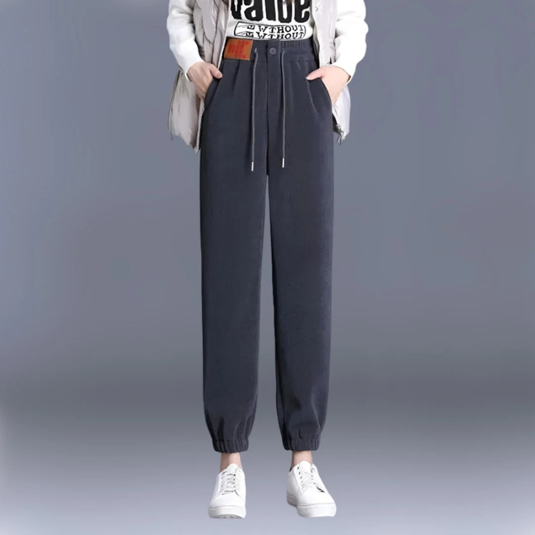 Women Composite Fleece-lined Thick Pants