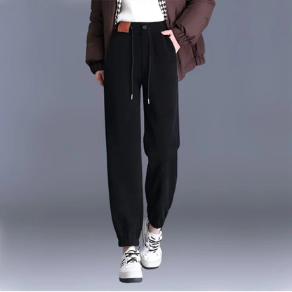 Women Composite Fleece-lined Thick Pants