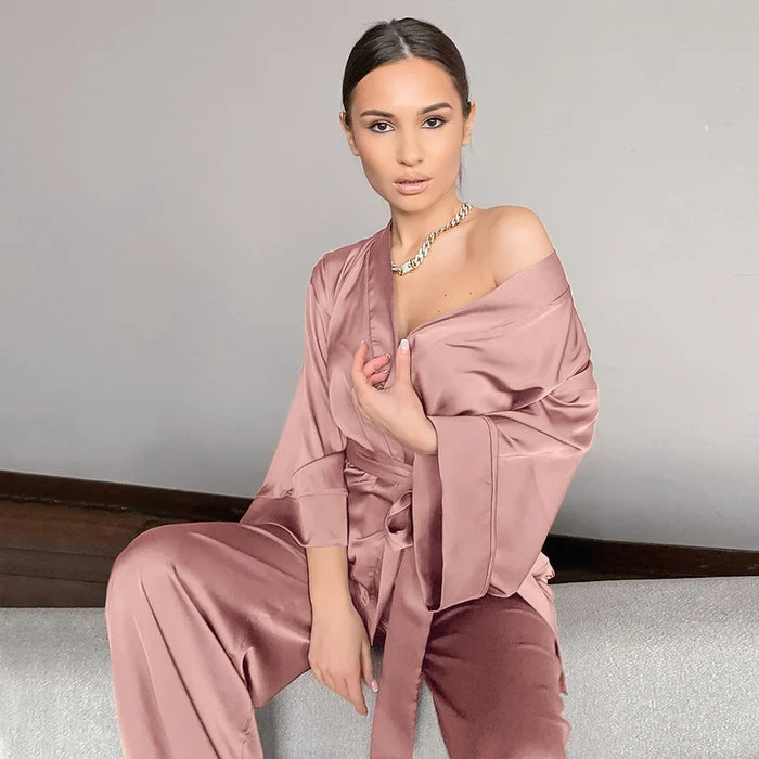 Women's Loose-Fitting Pajamas Set