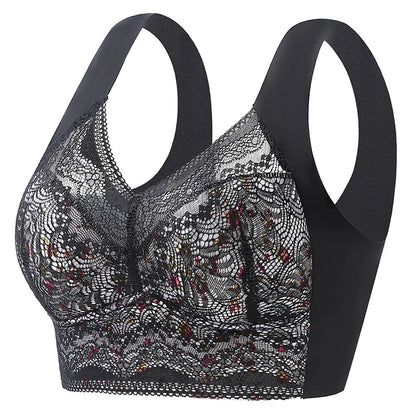 Plus Size Seamless Push Up Wireless Bra