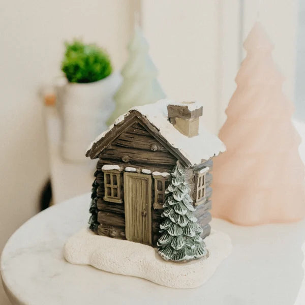 Log Cabin Incense Burner