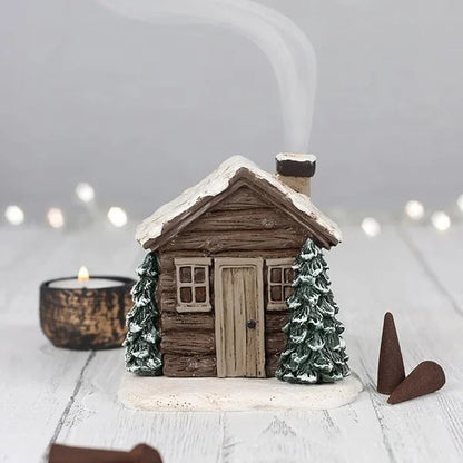 Log Cabin Incense Burner