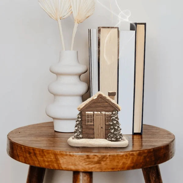 Log Cabin Incense Burner