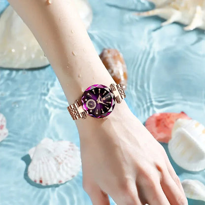 Waterproof Stainless Diamond Ladies Watch